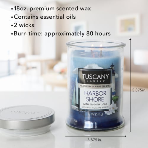 Tuscany™ Jar Candle Triple Pour Harbor Shore Perspective: right