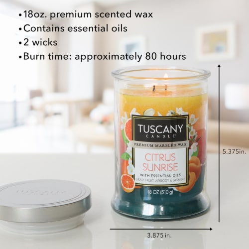 Tuscany™ Jar Candle Triple Pour Citrus Sunrise Perspective: right