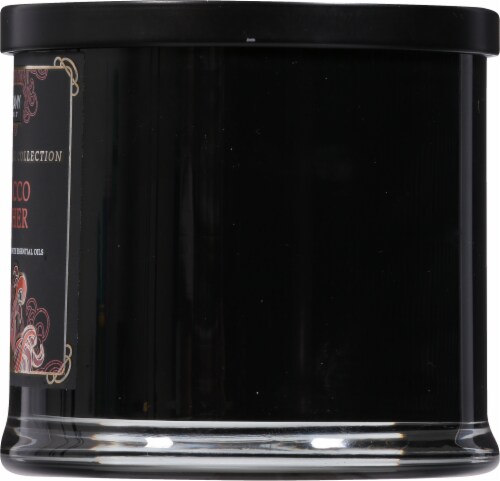 Tuscany Candle™ Homme & Heritage Collection Tobacco Leather Scented Jar Candle Perspective: right