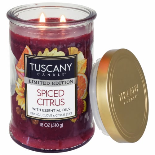 Tuscany Spiced Citrus Limited Edition Scented Jar Candle Perspective: right