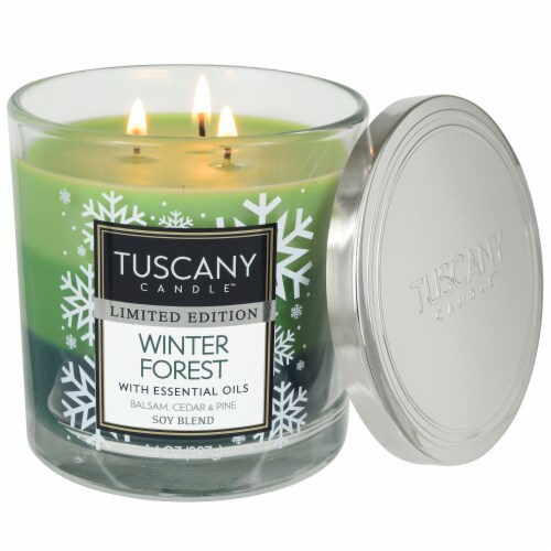 Tuscany Candle™ Limited Edition Winter Forest Scented Triple Pour Jar Candle Perspective: right