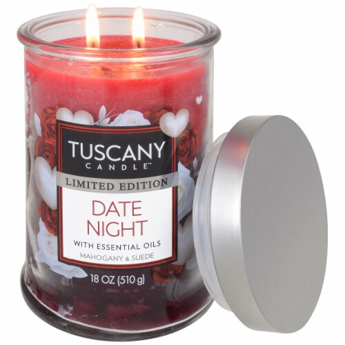 Tuscany™ Limited Edition Scented Triple Pour Jar Candle - Date Night Perspective: right