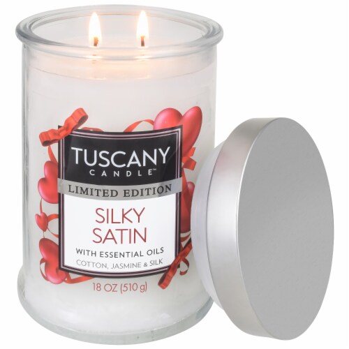 Tuscany™ Limited Edition Scented Jar Candle - Silky Satin Perspective: right