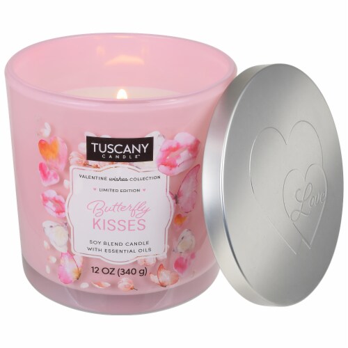 Tuscany™ Limited Edition Butterfly Kisses Scented Jar Candle Perspective: right