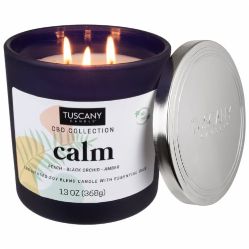 Tuscany Candle™ CBD Collection Calm Scented Jar Candle Perspective: right