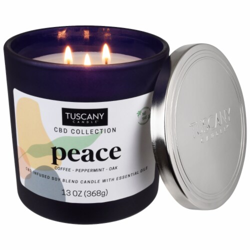 Tuscany Candle™ CBD Collection Peace Scented Jar Candle Perspective: right