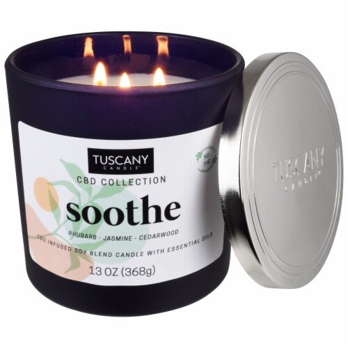 Tuscany Candle™ CBD Collection Soothe Scented Jar Candle Perspective: right