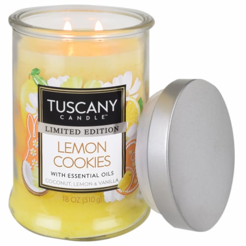 Tuscany Candle™ Limited Edition Jar Candle - Lemon Cookies Perspective: right