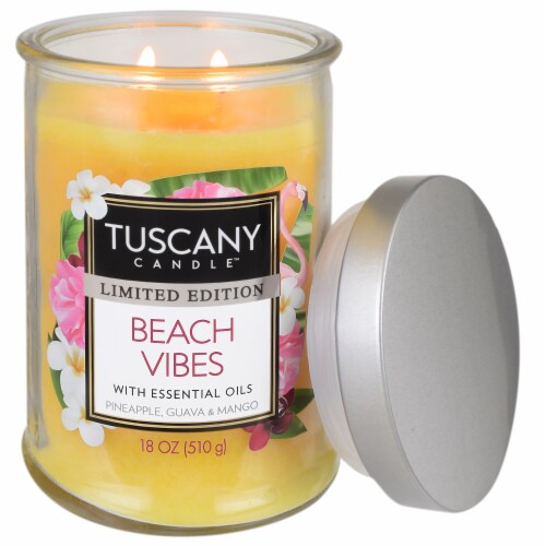 Tuscany Candle™ Scented Jar Candle - Beach Vibes Perspective: right