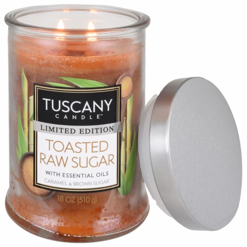 Tuscany Candle™ Scented Jar Candle - Toasted Raw Sugar Perspective: right
