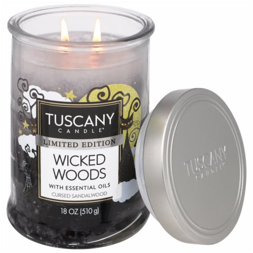 Tuscany Candle® 18 oz Limited Edition Wicked Woods Scented Halloween Jar Candle Perspective: right
