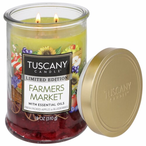 Tuscany Limited Edition Maple Rum Cake Fall Jar Candle Perspective: right