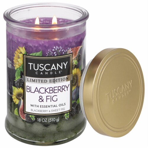 Tuscany Limited Edition Blackberry & Fig Fall Jar Candle Perspective: right