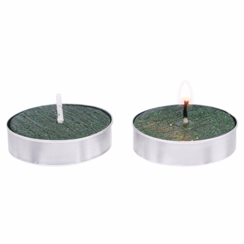 Tuscany Limited Edition Glitter Tealights - Green Perspective: right