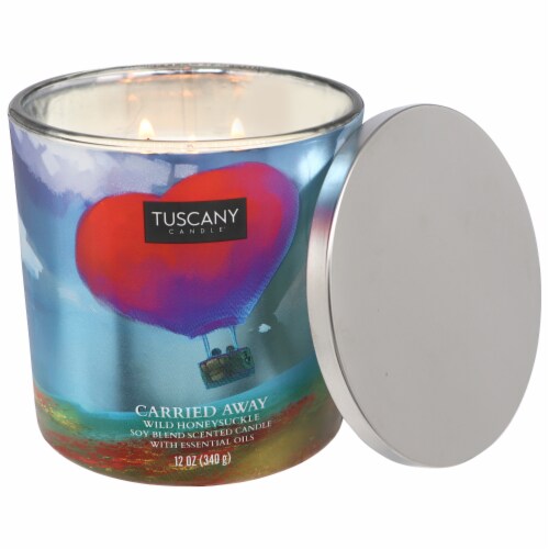 Tuscany Candle Valentine's Day Limited Edition Scented Jar Candle Carried Away Perspective: right