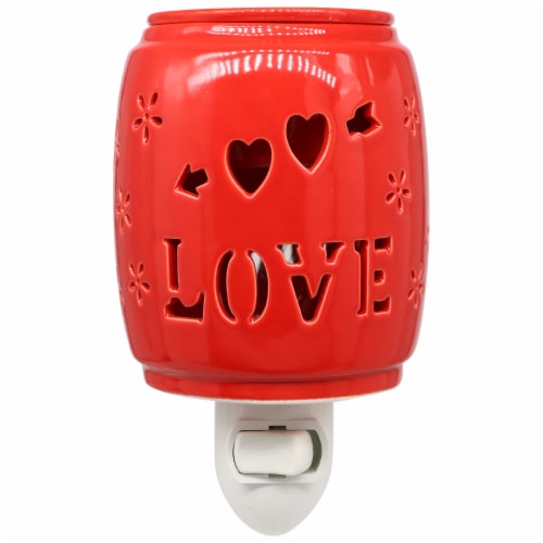 Tuscany Candle Valentine's Day Limited Edition Love Outlet Warmer Perspective: right