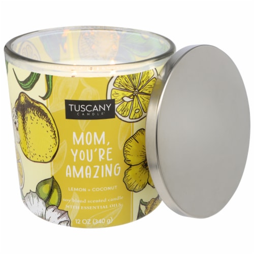 Tuscany Limited Edition Scented Jar Candle - Mom, You're Amazing Perspective: right