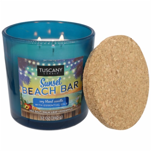 Tuscany Candle Sunset Beach Bar Jar Candle Perspective: right