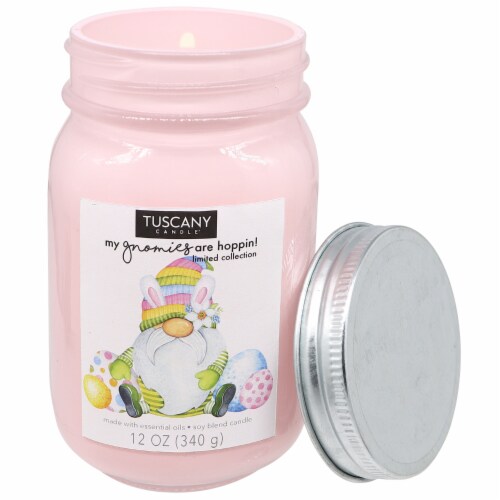 Tuscany Limited Edition Scented Jar Candle - Bunny Ears & Eggs Perspective: right