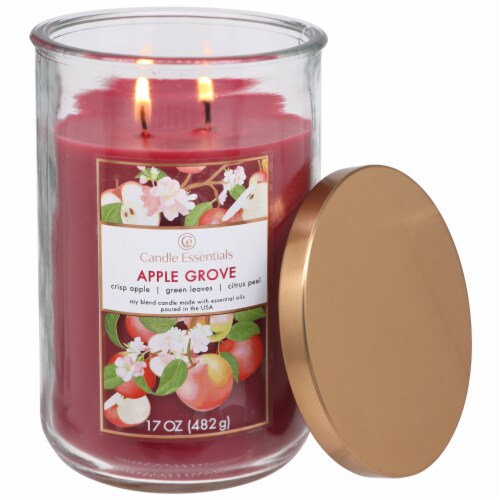 Candle Essentials Scented Jar Candle - Apple Grove Perspective: right