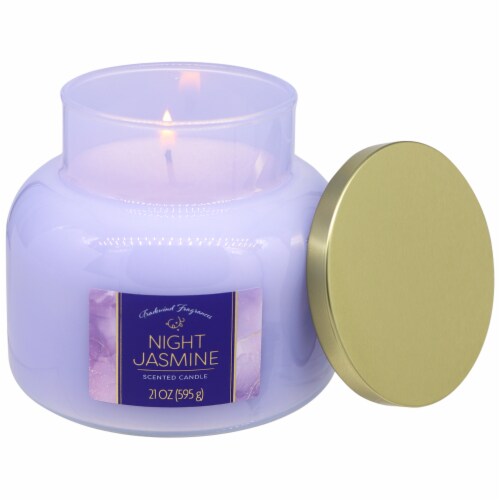 Tradewind Fragrances Limited Edition Scented Jar Candle - Night Jasmine Perspective: right
