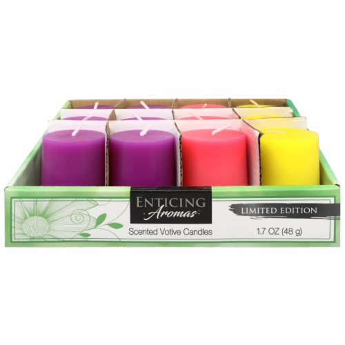 Enticing Aromas Limited Edition Assorted Fragranced Votive Candle Perspective: right