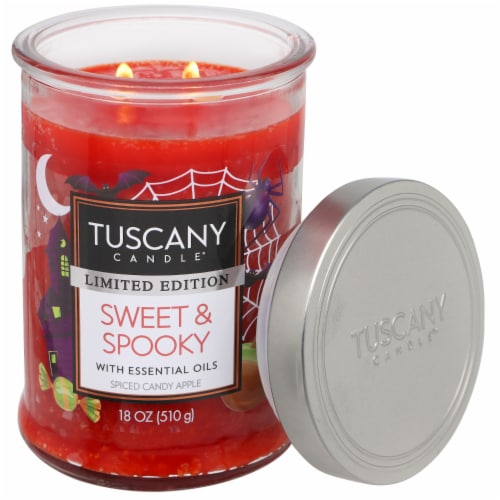 Tuscany Candle® Limited Edition Sweet & Spooky Scented Jar Candle Perspective: right