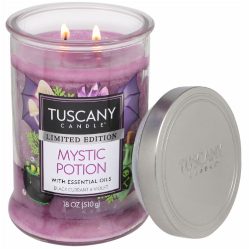Tuscany Candle® Limited Edition Mystic Potion Scented Jar Candle Perspective: right