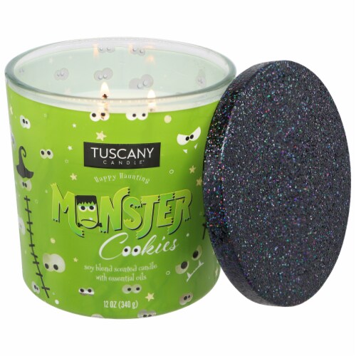 Tuscany Candle® Limited Edition Monster Cookies Scented Jar Candle Perspective: right