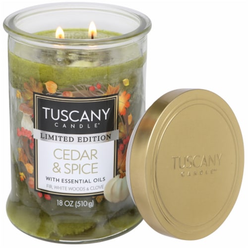 Tuscany® Limited Edition Scented Jar Candle - Cedar & Spice Perspective: right