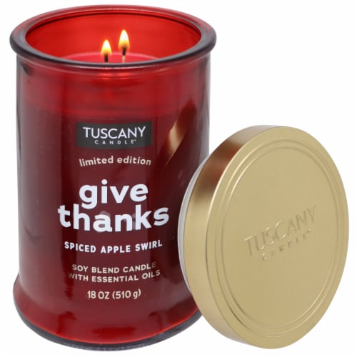 Tuscany Candle Limited Edition Scented Jar Candle - Give Thanks Perspective: right