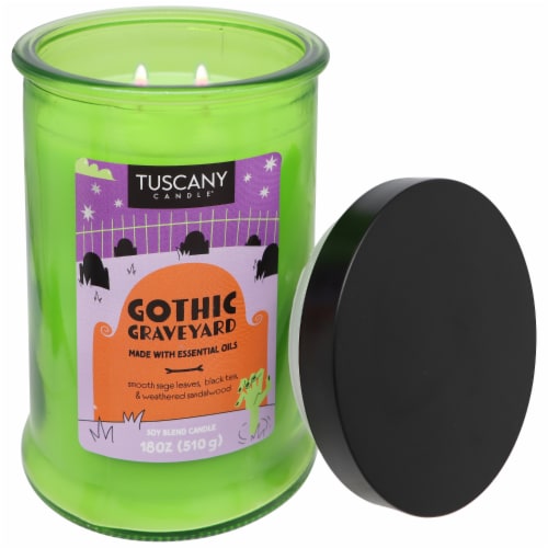 Tuscany Candle® Limited Edition Gothic Graveyard Scented Jar Candle Perspective: right
