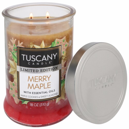 Tuscany Limited Edition Merry Maple Jar Candle Perspective: right