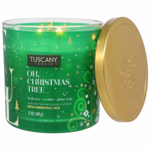 Tuscany Limited Edition Oh, Christmas Tree Candle Perspective: right