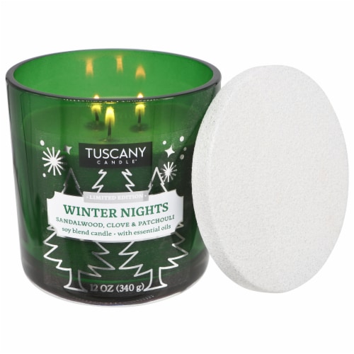 Tuscany Limited Edition Winter Nights Jar Candle Perspective: right