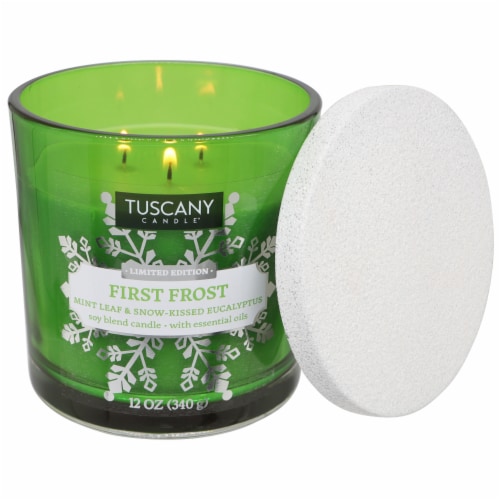 Tuscany Limited Edition First Frost Jar Candle Perspective: right