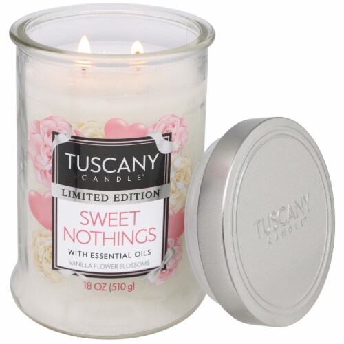Tuscany Valentines Limited Edition Sweet Nothings Jar Candle Perspective: right