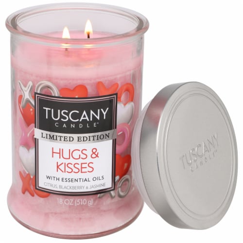 Tuscany Limited Edition Scented Jar Candle - Hugs & Kisses Perspective: right