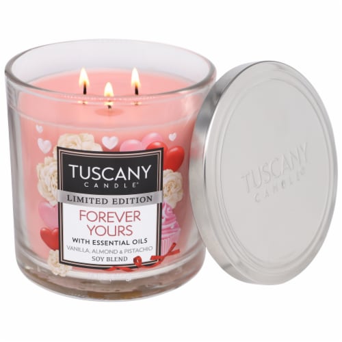 Tuscany Valentines® Limited Edition Forever Yours Scented Triple Pour Jar Candle Perspective: right