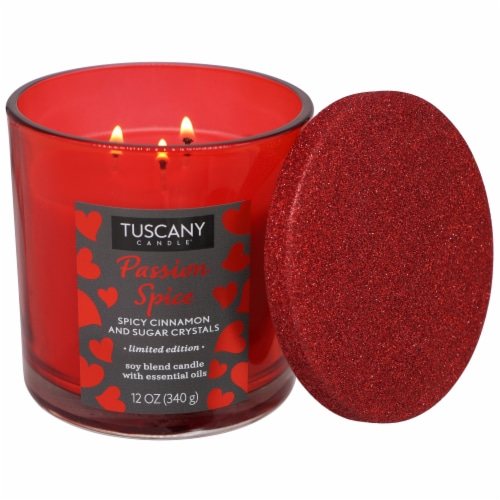 Tuscany Valentines Limited Edition Passion Spice Scented Jar Candle Perspective: right