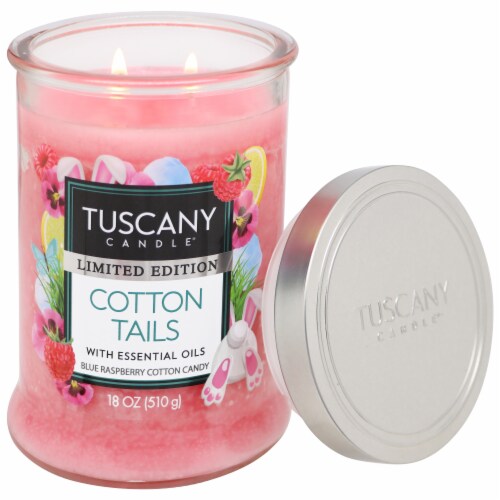 Tuscany Candle™ Limited Edition Scented Jar Candle - Cotton Tails Perspective: right