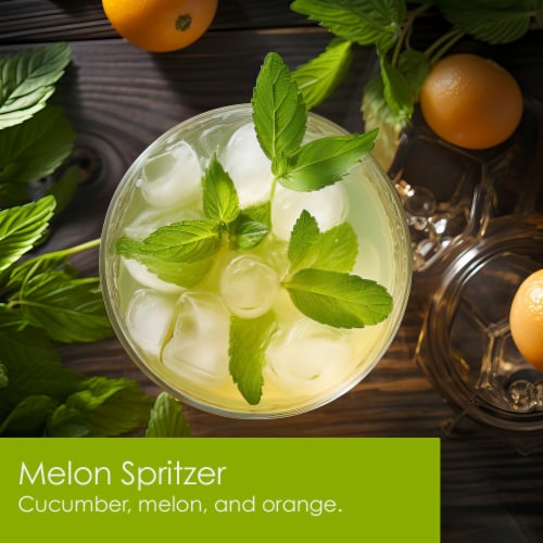 Tuscany Scented Jar Candle®  Melon Spritzer Perspective: right