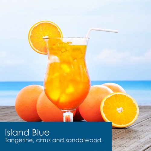 Tuscany Candle® Scented Jar Candle - Island Blue Perspective: right