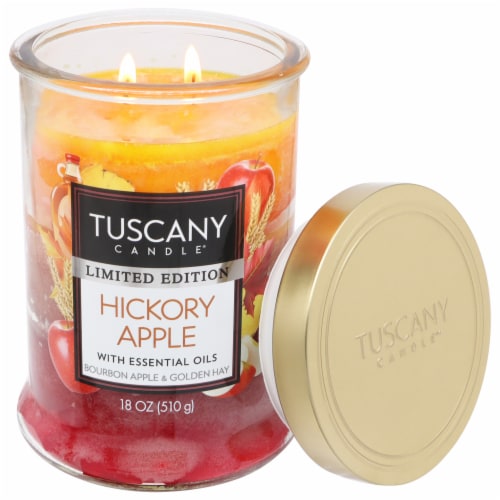 Tuscany Candle® Limited Edition Hickory Apple Jar Candle Perspective: right