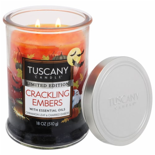 Tuscany Candle® Limited Edition Crackling Embers Jar Candle Perspective: right
