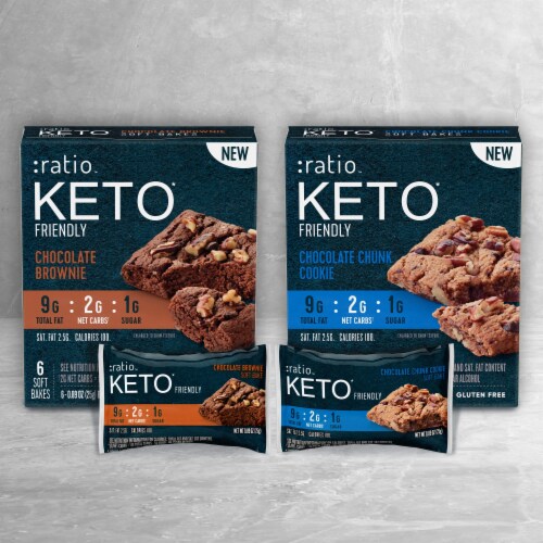 Ratio Soft Bake Chocolate Chunk Bar (Pack of 8) Perspective: right