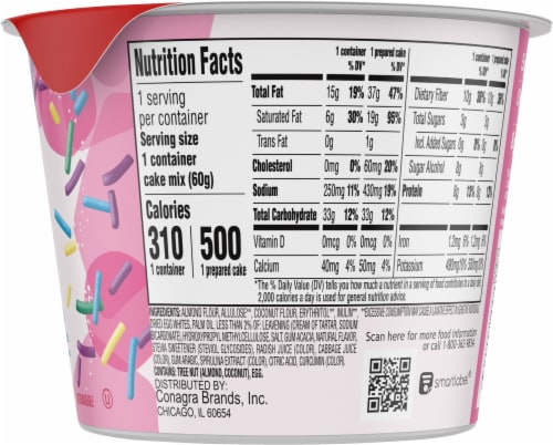 Duncan Hines® Keto Friendly Birthday Cake Mix Perspective: right