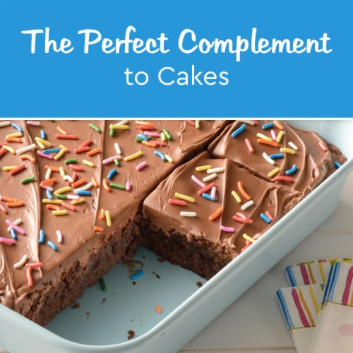 Duncan Hines Creamy Milk Chocolate Frosting Perspective: right