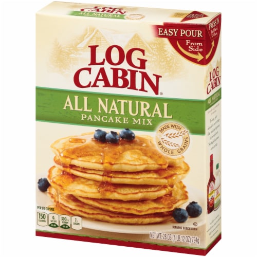 Log Cabin All Natural Pancake Mix Perspective: right