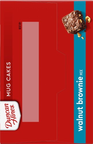 Duncan Hines Mug Cakes Walnut Brownie Mix Perspective: right